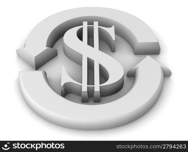 Dollar. 3d