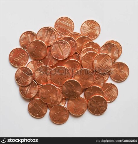 Dollar coins 1 cent. Dollar coins 1 cent currency of the United States