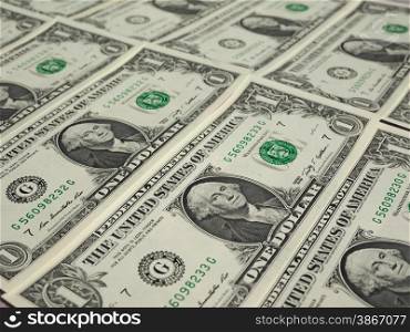 Dollar notes 1 Dollar. Dollar banknotes 1 Dollar currency of the United States useful as a background