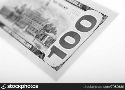 Dollar Photography: US One Hundred Dollar Bill Macro