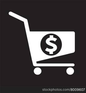 dollar shopping cart icon