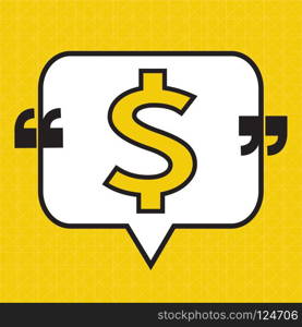 Dollar sign money icon