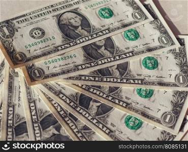 Dollar (USD) notes, United States (USA). Dollar (USD) banknotes, currency of United States (USA)