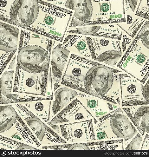 Dollars money seamless background