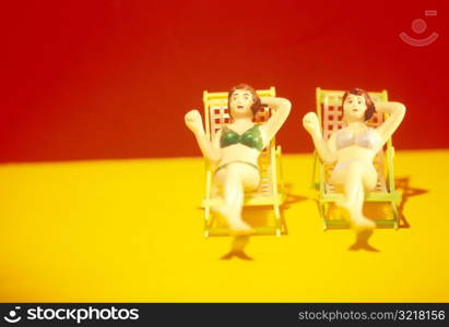 Dolls Sunbathing