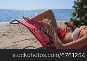 Dolly: Bikini beauty tropical Christmas beach vacations