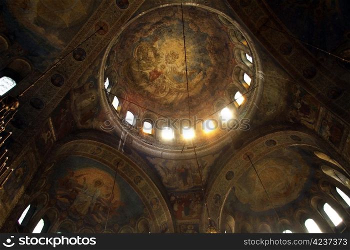 Dome of church Alexander Nevsky, Bulgaria