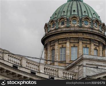 Dome of the Kazan Cathedral in St. Petersburg