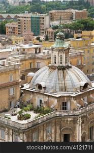 Domed Building and Roof Garden in Rome