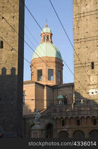 Domed building overlooking ancient city