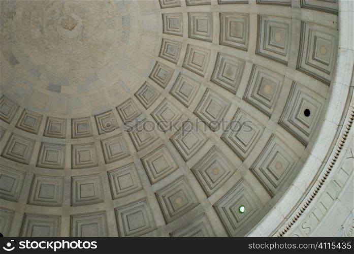 Domed ceiling detail, Thomas Jefferson Memorial, Washington