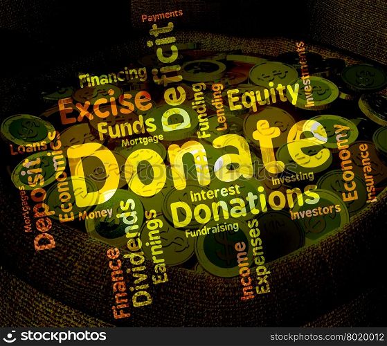 Donate Word Meaning Words Support And Donation