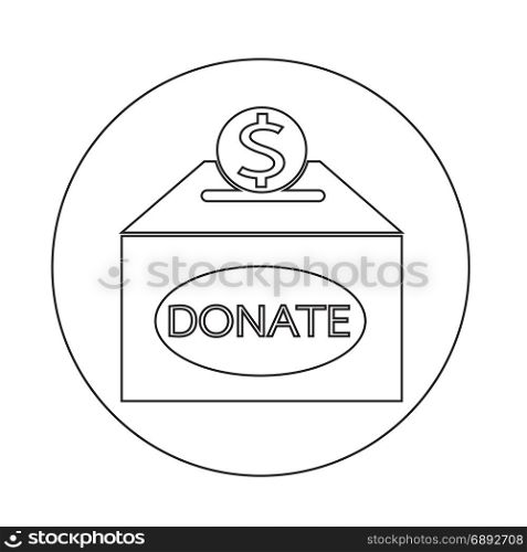 Donation box icon