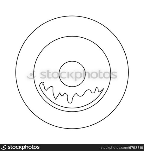 Donut Icon Illustration design
