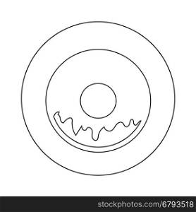 Donut Icon Illustration design