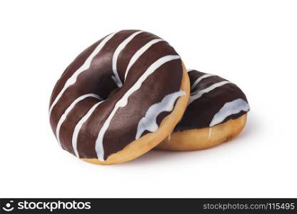 donuts isolated on white background. donuts