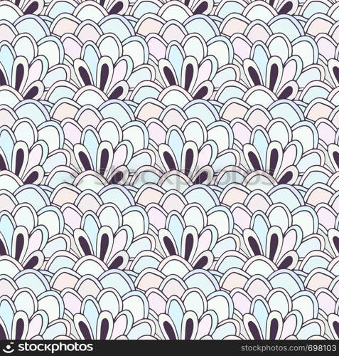 Doodle seamless pattern with flowers. Vector coloring page. Creative background for textile or coloring book. Doodle seamless pattern with flowers. Vector coloring page. Creative background for textile or coloring book.