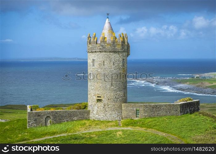 Doonagore Castle near Doolin, Co Clare, Ireland