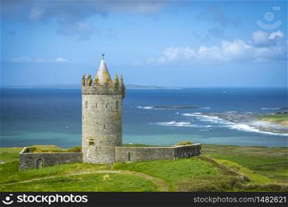 Doonagore Castle near Doolin, Co Clare, Ireland