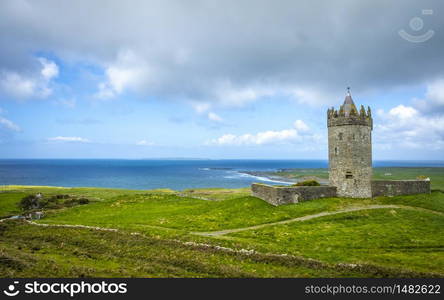 Doonagore Castle near Doolin, Co Clare, Ireland