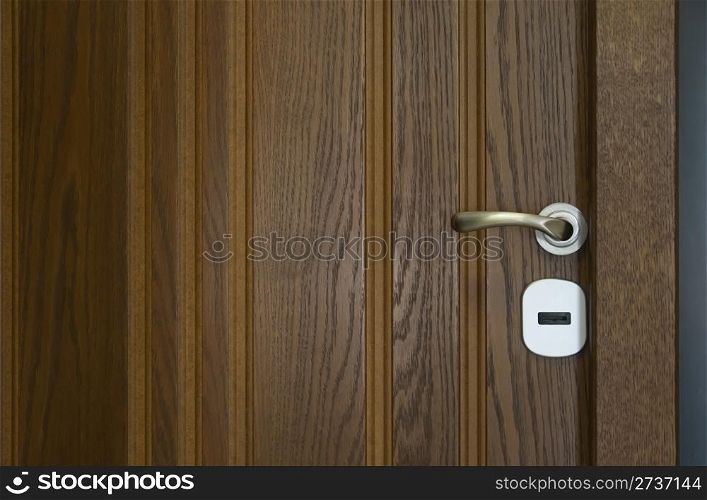 Door handle and part of the door