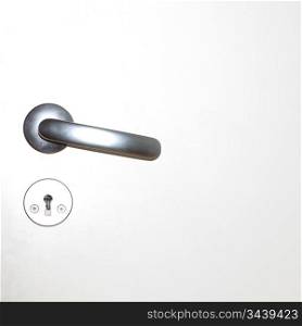 door handle close up