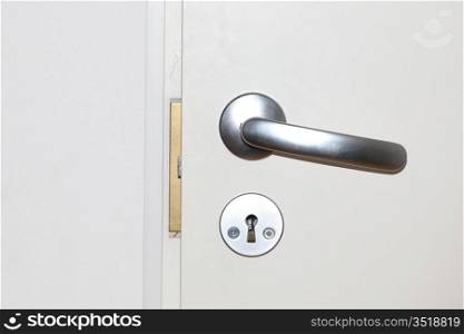 door handle close up