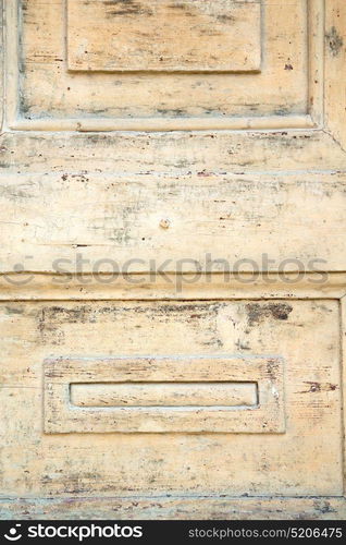 door in italy old ancian wood and traditional texture nail