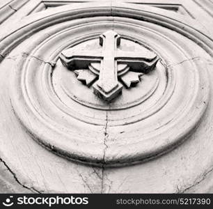 door in italy old ancian wood and traditional texture nail