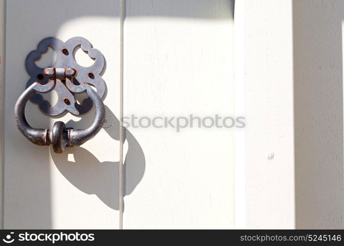 door in italy old ancian wood and traditional texture nail