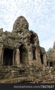door inside temple Bayon, Angkor, Cambodia