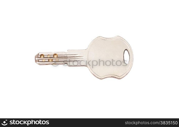 Door key isolated on white background