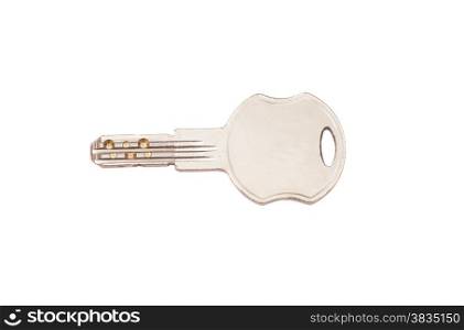 Door key isolated on white background