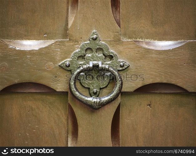Door knocker Matthaeus-Kirche. Door knocker Matthaeus-Kirche, Berlin, Germany