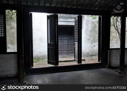 Door of a house, Zhouzhuang, Jiangsu Province, China