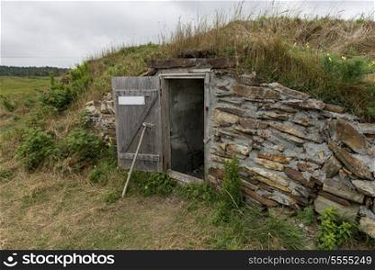Door of a hut, Newfoundland And Labrador, Canada