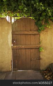 Door of wood, San Francisco, California, USA