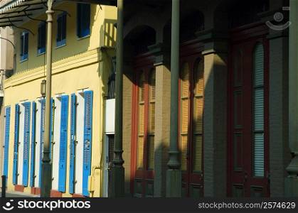 Doors of a building, New Orleans, Louisiana, USA