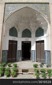 Doors of medrese in Kashan, Iran