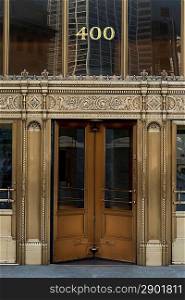 Doorway Entrance and Facade of a building, Chicago, Cook County, Illinois, USA