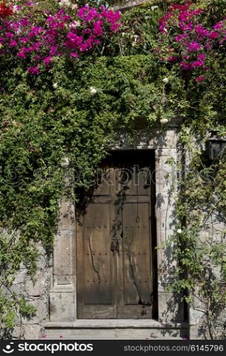 Doorway of a house, Zona Centro, San Miguel de Allende, Guanajuato, Mexico