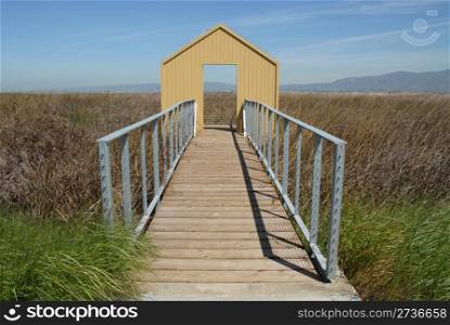 Doorway to San Francisco Bay, Alviso, California