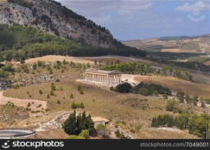 Doric temple in Segesta. Ancient Greek doric temple in Segesta, Italy