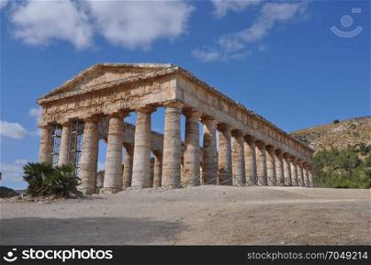 Doric temple in Segesta. Ancient Greek doric temple in Segesta, Italy