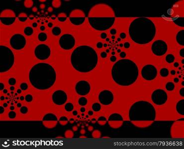 Dots Background Showing Big And Small Circles&#xA;