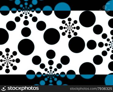 Dots Background Showing Little And Large Circular Shapes&#xA;