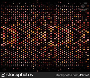 Dots vector background illustration design template