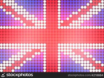 Dotted UK Flag