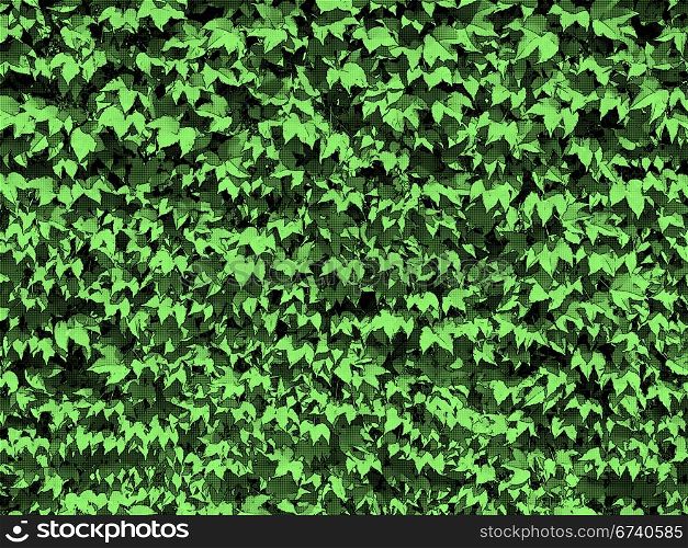 Dotty Natural Green Leaves Wallpaper or Background