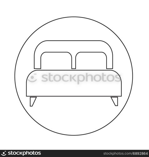 double bed icon